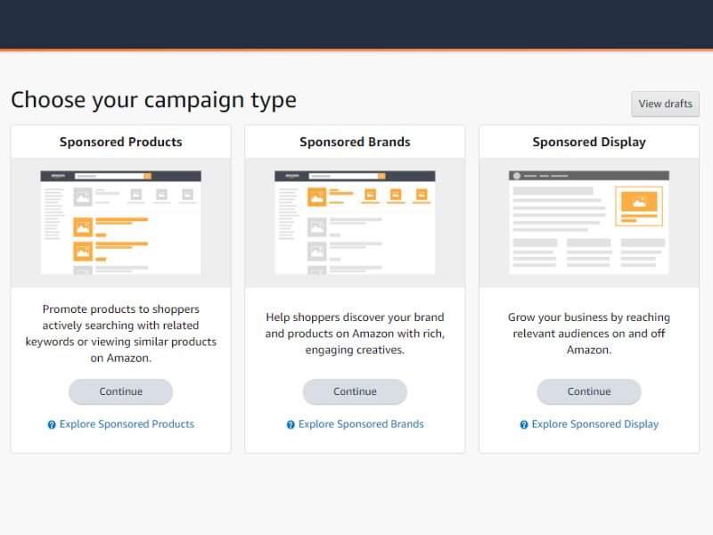 amazon advertising campaign types