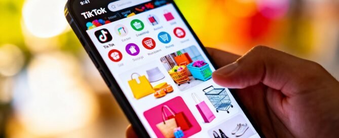 TikTok Shop interface on a smartphone screen.