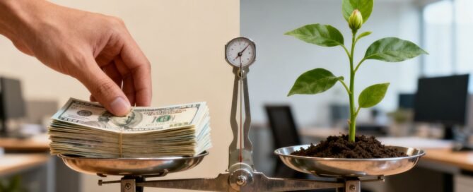 Balancing cash and growth for Amazon inventory planning.