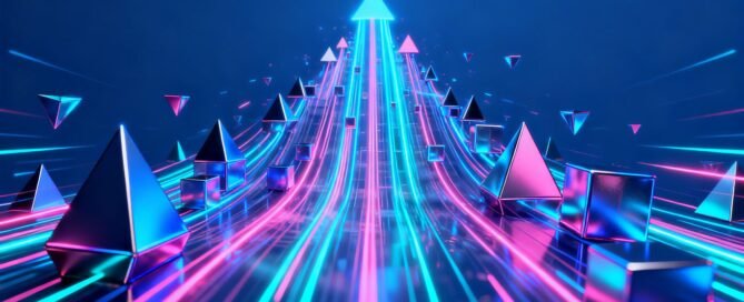 TikTok Shop scaling growth abstract visual