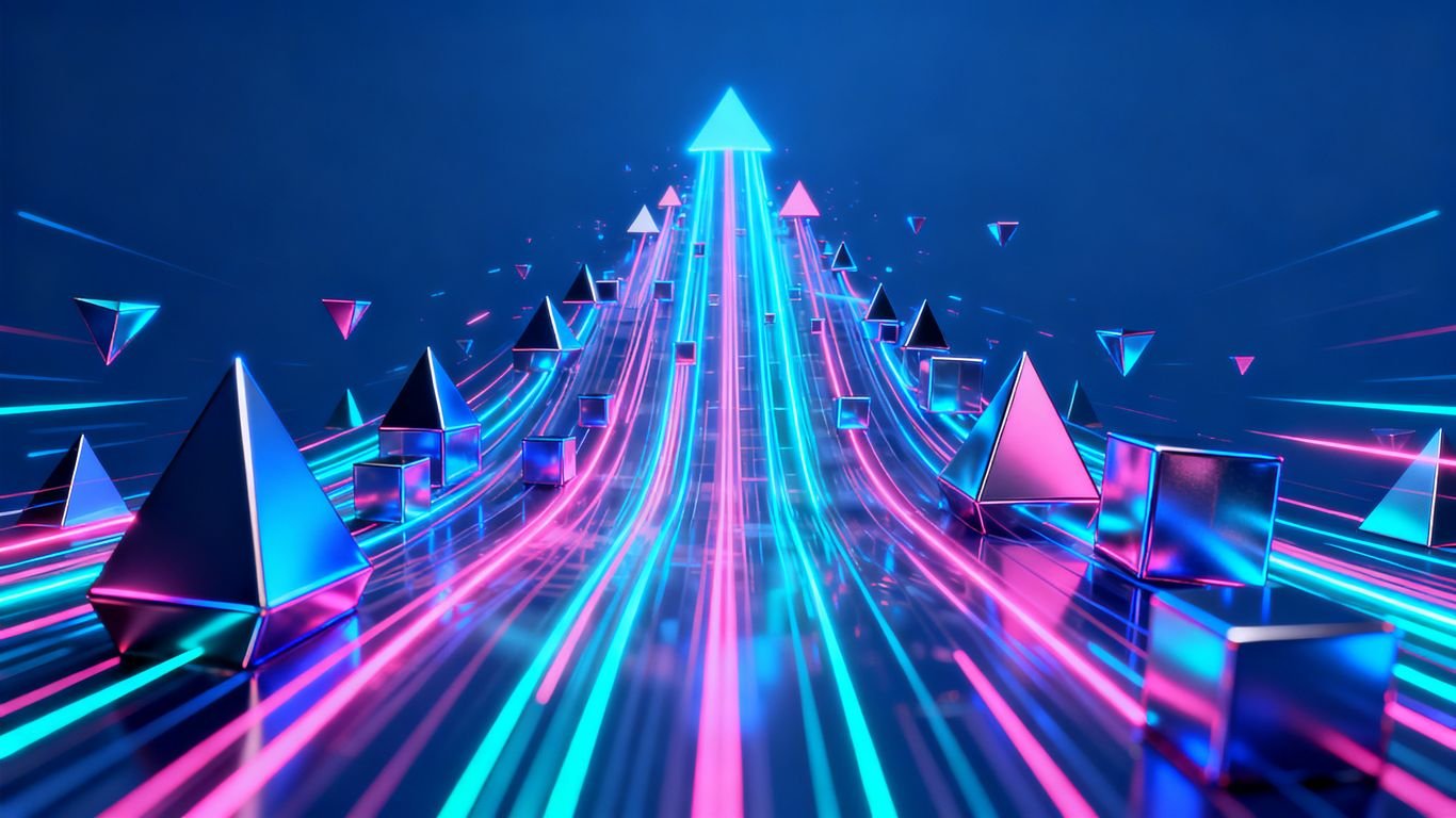 TikTok Shop scaling growth abstract visual