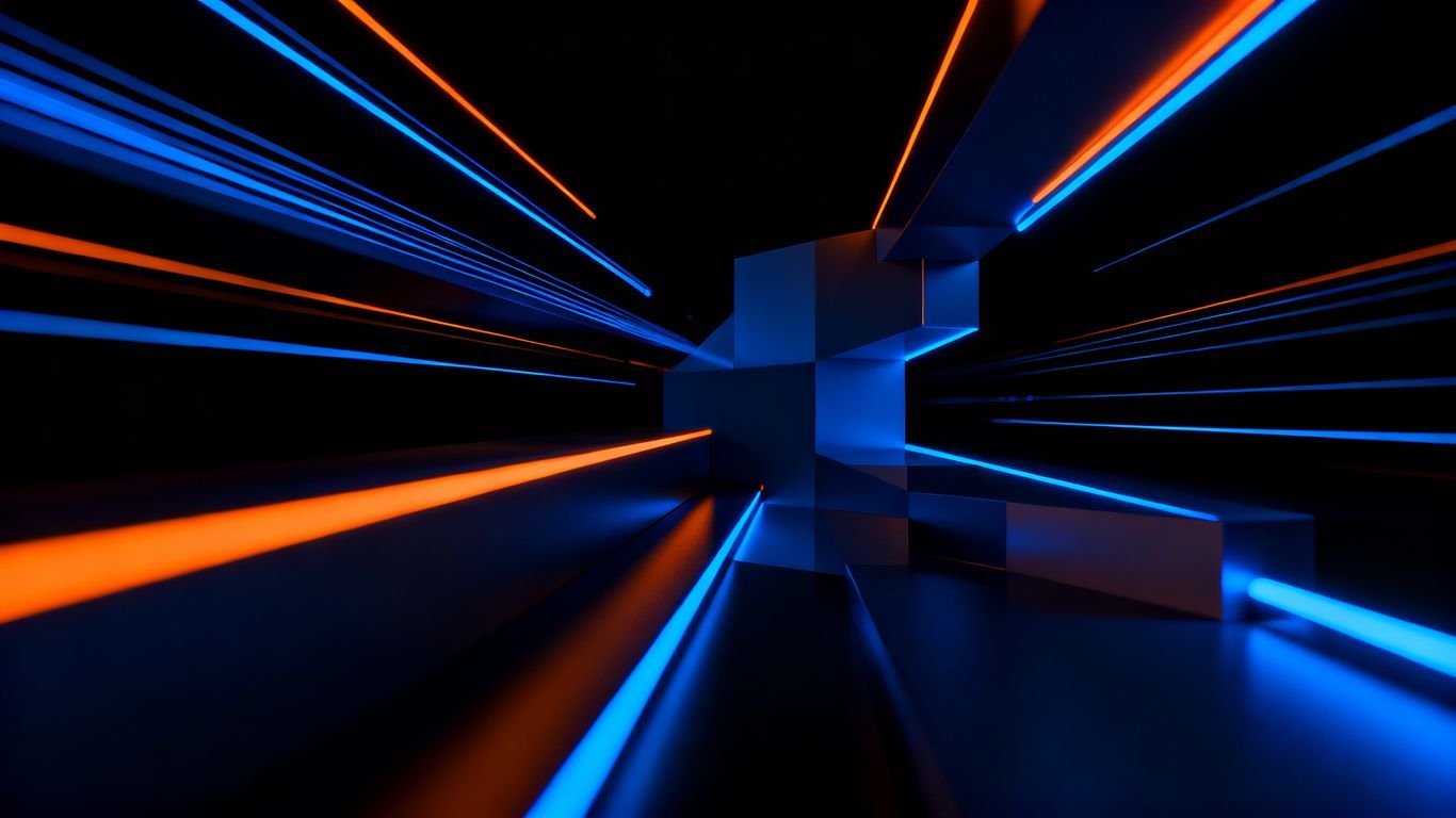 Amazon DSP interface with abstract data visualization.