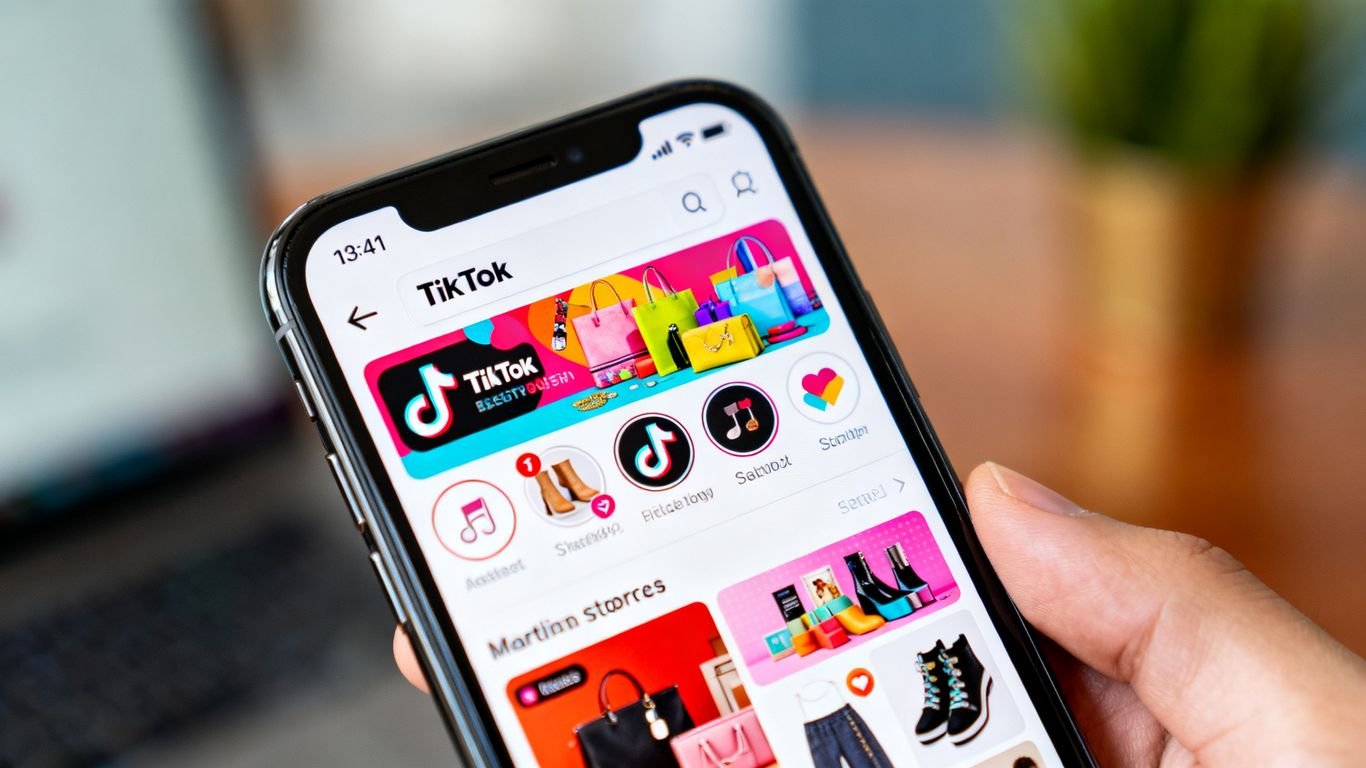 TikTok Shop interface on a smartphone screen.